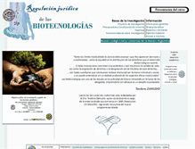 Tablet Screenshot of biotech.bioetica.org