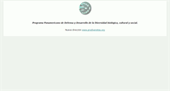 Desktop Screenshot of prodiversitas.bioetica.org