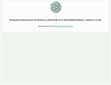 Tablet Screenshot of prodiversitas.bioetica.org