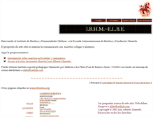 Tablet Screenshot of elabe.bioetica.org